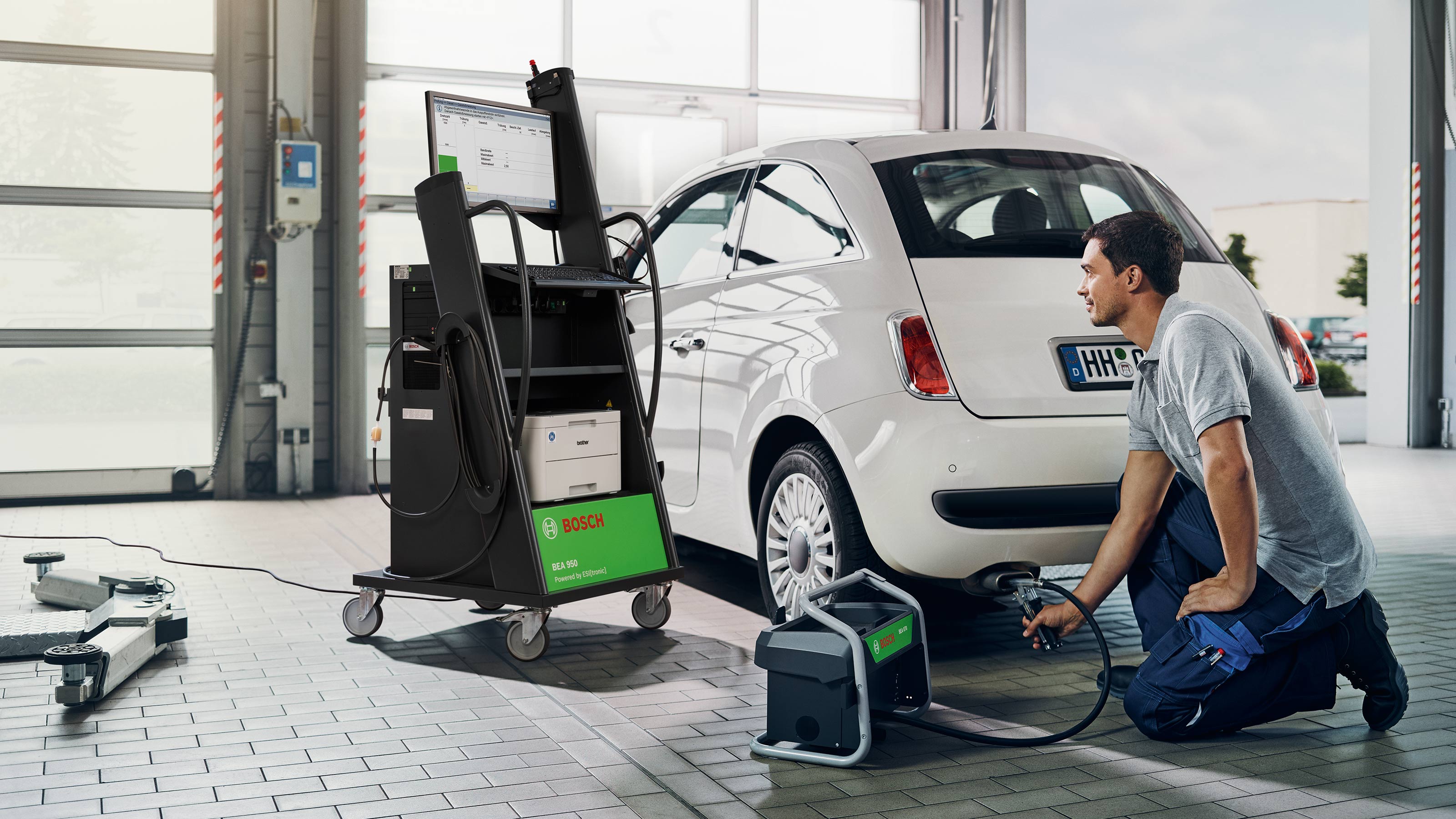 Stanice měření emisí Autoopravna Tuček Pardubice